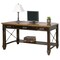 Hartford Hartford Writing Desk in Two Tone Distressed Black IMHF384 - alternate 1